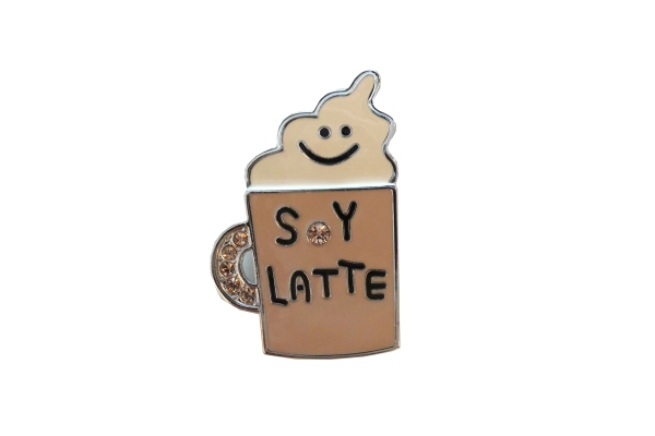 Latte Brooch